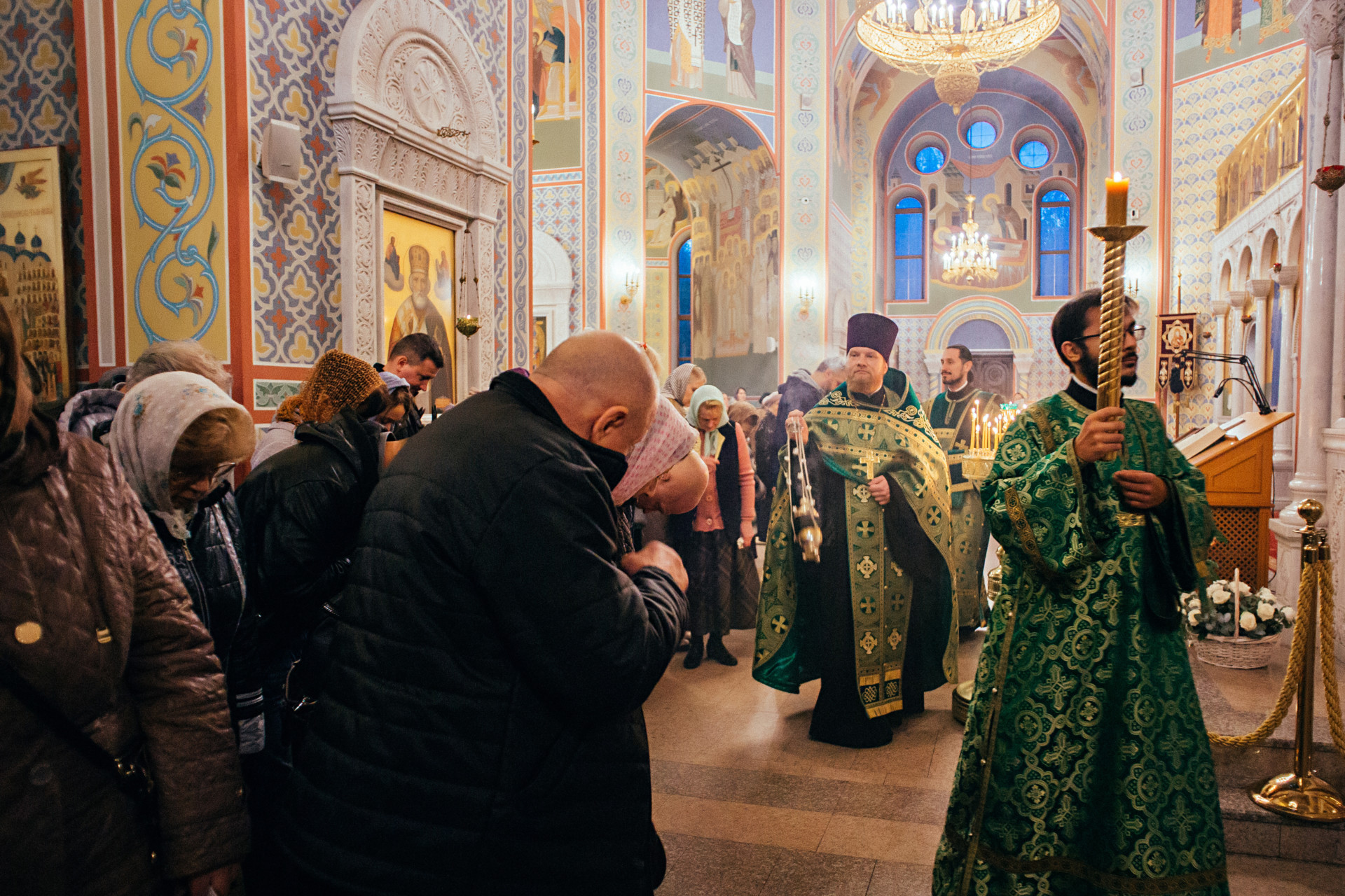 Храм отметил осеннюю память преподобного Сергия — Храм преподобного Сергия  Радонежского в Солнцево